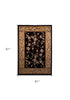 9' X 13'  Polypropylene Black Or  Beige Area Rug