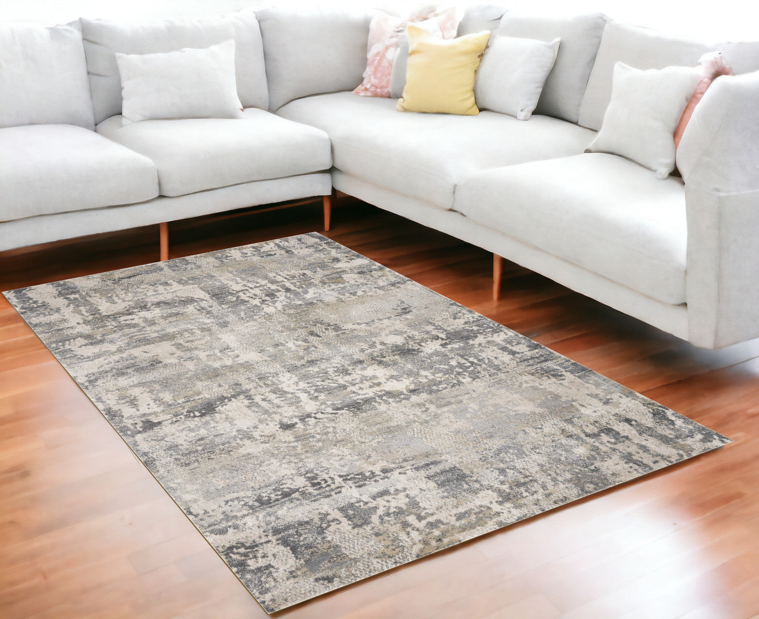 7' X 9'  Polypropylene Natural Area Rug