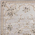 9'X12' Light Grey Bordered Floral Indoor Area Rug