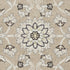 7' X 11' Beige Or Grey Floral Vines Uv Treated Indoor Area Rug