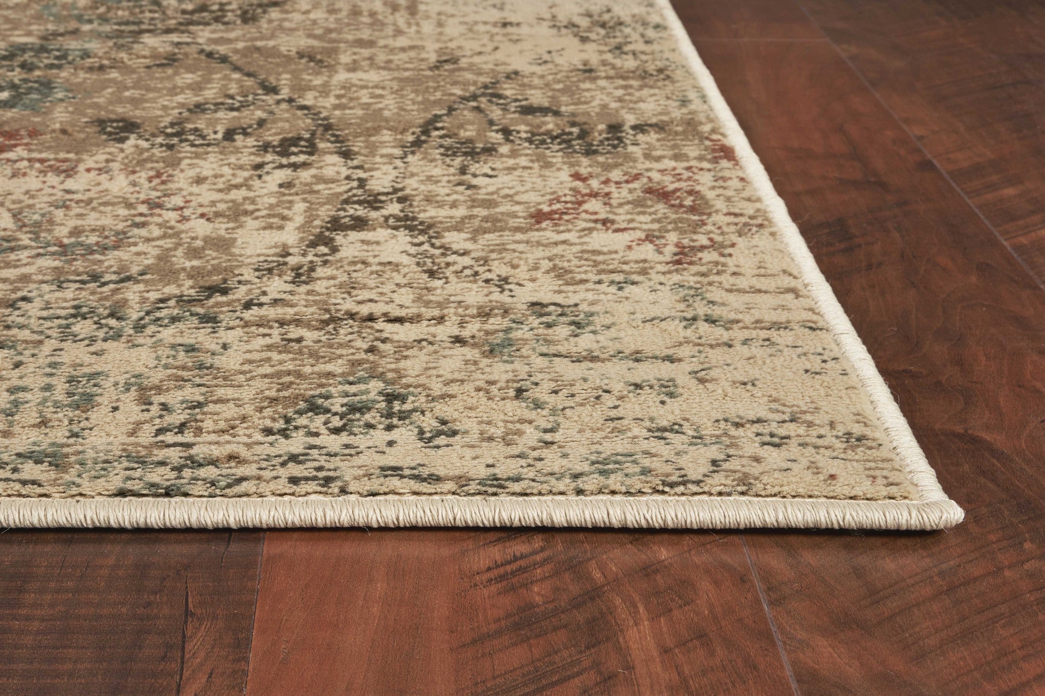 5' X 8' Champagne Vintage Area Rug