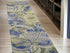 5'X8' Blue Green Hand Tufted Caladium Indoor Area Rug