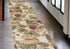 3' X 5' Beige Palm Leaves Wool Indoor Area Rug