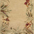 8' X 11'  Wool Ivory Tropical Greenery Area Rug