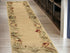 8' X 11'  Wool Ivory Tropical Greenery Area Rug