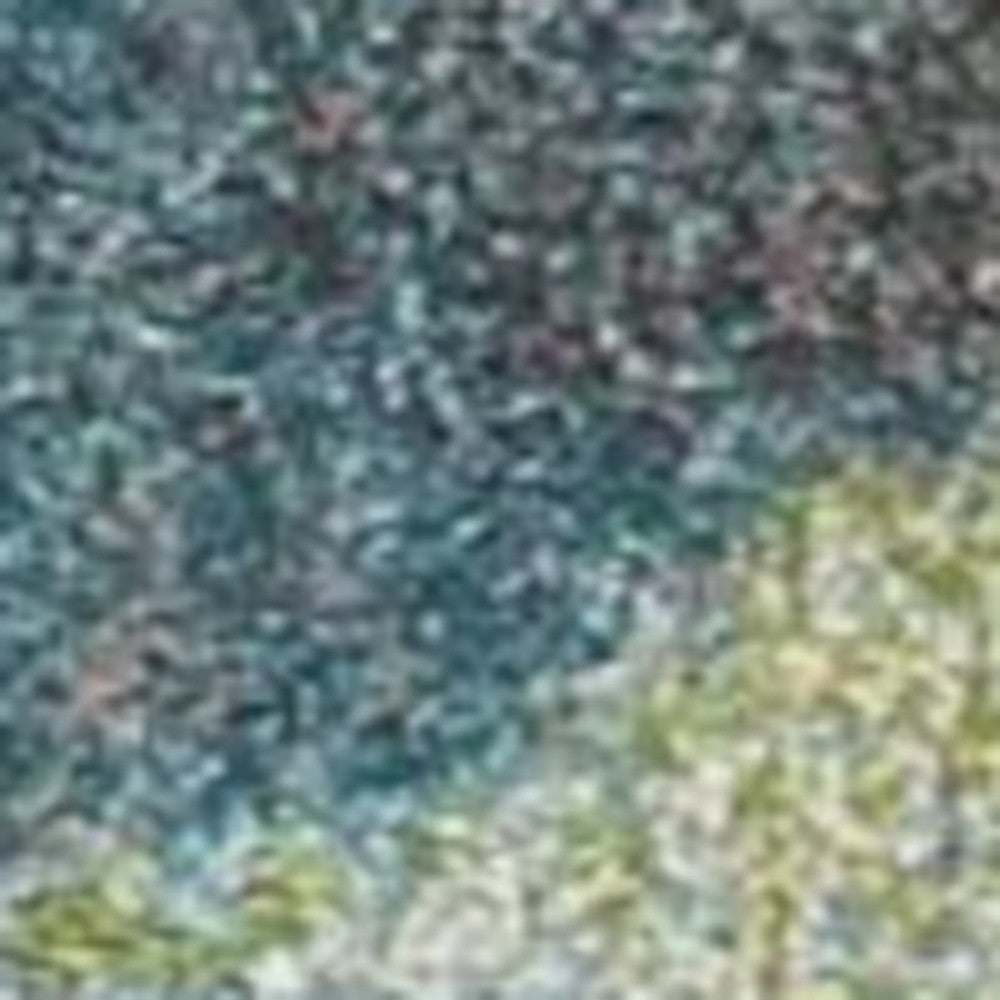 7' X 10'  Polypropylene Blue Or  Green Area Rug