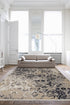 2' x 3' Gray Hand Tufted Area Rug