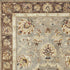 8'X11' Grey Mocha Hand Tufted Traditional Floral Indoor Area Rug