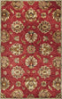 8' X 10' 6 Wool Red Area Rug