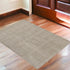 7' X 9' Beige Geometric Lines Uv Treated Indoor Area Rug