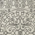 8' Ivory Grey Hand Woven Uv Treated Greek Key Medallion Round Indoor Outdoor Area Rug