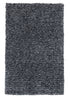 5'X7' Black Heather Indoor Shag Rug