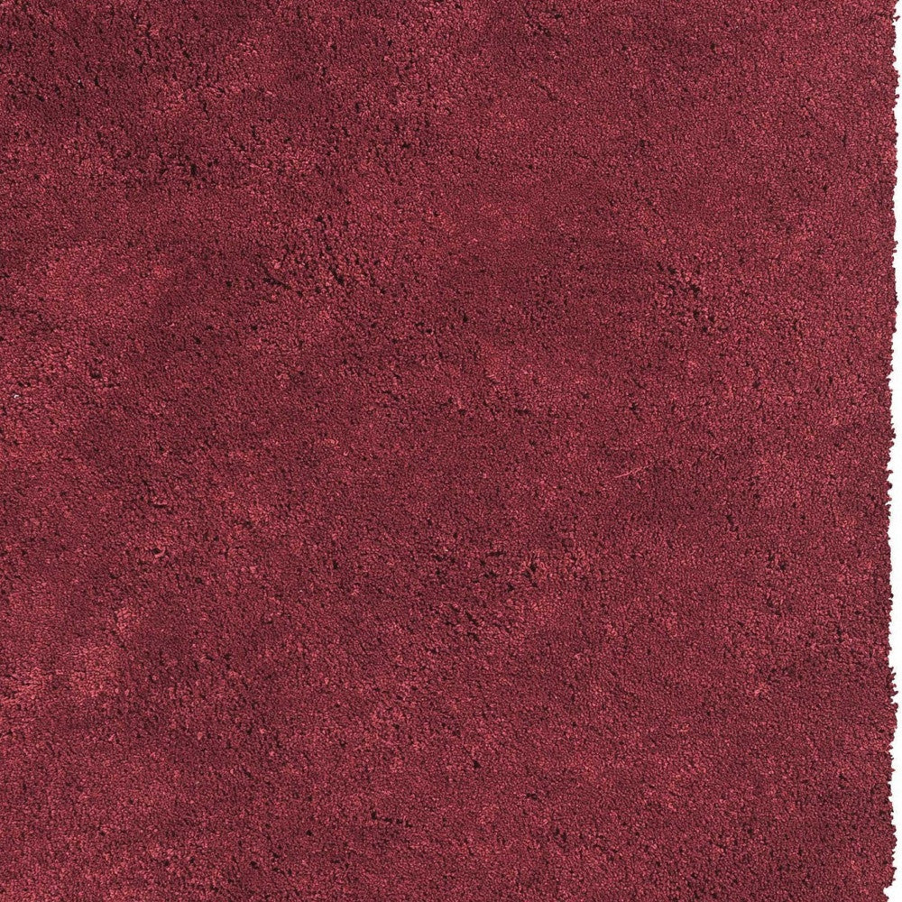 5'X7' Red Indoor Shag Rug