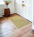 9' X 13' Polyester Canary Yellow Area Rug