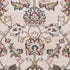 5'X8' Ivory Red Bordered Floral Indoor Area Rug