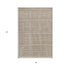 7' x 9' Beige and Ivory Geometric Indoor Outdoor Area Rug