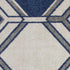 5' X 8' Ivory Or Denim Geometric Diamond Uv Treated Area Rug