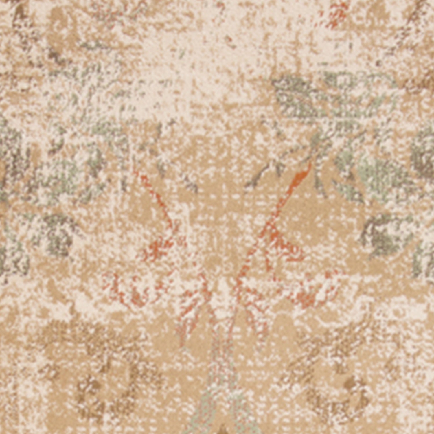 8'X11' Champagne Beige Machine Woven Damask Indoor Area Rug