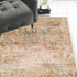 5' X 8' Champagne Vintage Area Rug