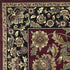 2' X 8' Red Or Black Traditional Bordered Rug