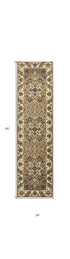 8' Beige And Ivory Area Rug