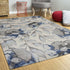 7' X 10'  Polypropylene Grey Or  Blue Area Rug