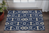 7' X 9'  Uv Treated Polypropylene Navy Area Rug