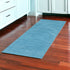 5' X 7' Highlighter Blue Plain Indoor Area Rug