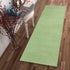 8' X 11' Bright Green Shag Area Rug