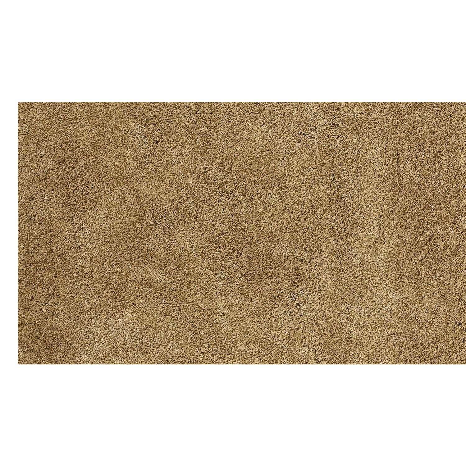 5' X 7' Gold Plain Indoor Area Rug