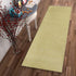 9' X 13' Polyester Canary Yellow Area Rug