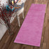 8' X 10' Polyester Hot Pink Area Rug