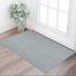 6' Blue Heather Round Indoor Shag Rug