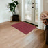 5' X 7' Red Heather Plain Indoor Area Rug