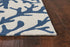 5' X 7' Ivory Or Blue Coral Indoor Area Rug