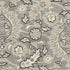 7' X 9' Grey Floral Vine Uv Treated Indoor Area Rug