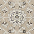 5'X8' Beige Grey Machine Woven Uv Treated Floral Traditional Indoor Outdoor Area Rug