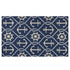 7' X 9'  Uv Treated Polypropylene Navy Area Rug