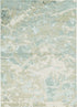 5' X 8' Sand Gray and Green Abstract Area Rug