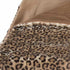 50" X 70" Brown and Black Faux Fur Animal Print Plush Throw Blanket