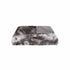 50" X 70" Dark Gray and Ivory Faux Fur Plush Throw Blanket