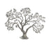 Silver Banyan Tree Sculptural Wall Decor