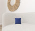 Set Of 2 Sapphire Blue Brushed Twill Decorative Throw Pillow Covers