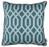 Teal Geometrics Decorative Throw Pillow Cover.