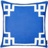 Nautical Blue And White Geometric Decorative Throw Pillow Cover