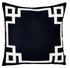 Black And White Geometric Decorative Throw Pillow Cover