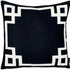 Black And White Geometric Decorative Throw Pillow Cover