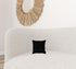 Set Of 2 Black Brushed Twill Decorative Throw Pillow Covers