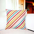 Beachy Slanted Stripe Decorative Throw Pillow Cover