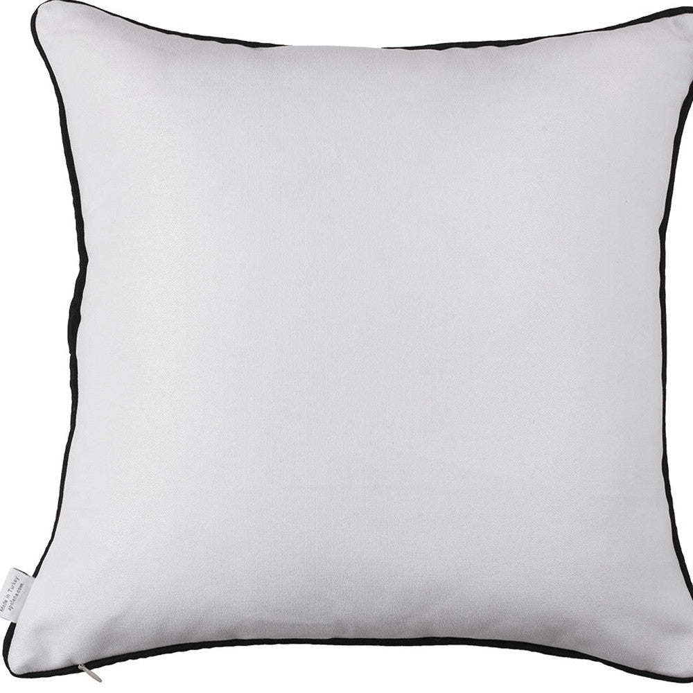 Square Abstract Geo Decorative Throw Pillow Cover